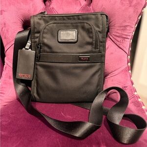 TUMI Black Crossbody, LIKE NEW